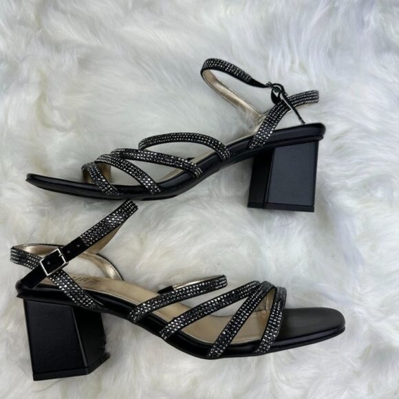 Naturalizer Niko 2 Embellished Strappy Sandal in Black - Picture 4 of 6